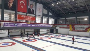 Erzurum'da curling heyecanı