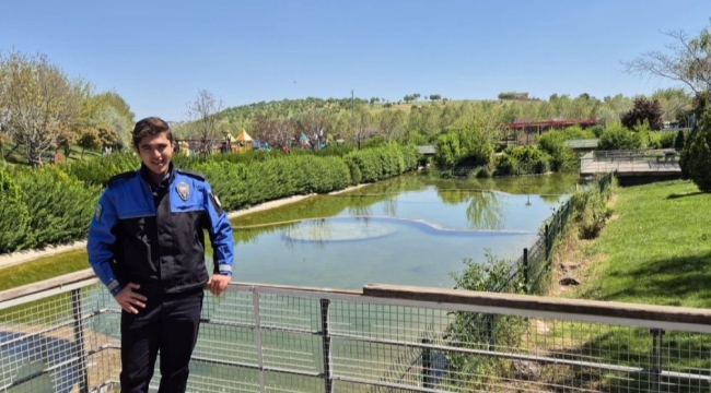 Gaziantep'te özel çocuk Efe'nin polis olma hayali gerçek oldu