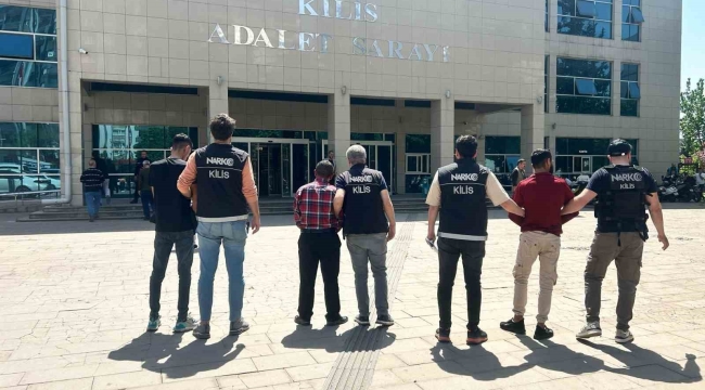 Kilis'te uyuşturucu operasyonu:3 şüpheli tutuklandı