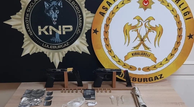 Kırklareli'de uyuşturucu operasyonu: 4 tutuklama