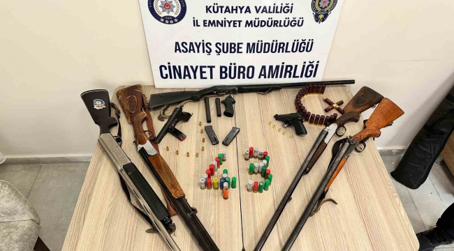 Kütahya'da silah ticareti operasyonu: 6 gözaltı