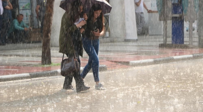 Manisa'ya sağanak yağış uyarısı