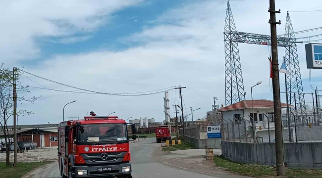 Samsun'da fabrikada yangın paniği