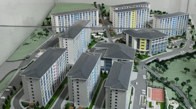 5 bin 220 kişilik yurt inşaatında sona doğru