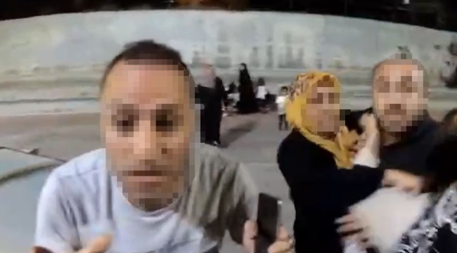 Arnavutköy'de ilginç olay, bisiklet parkurunda bisiklet süren çocuğa saldırı