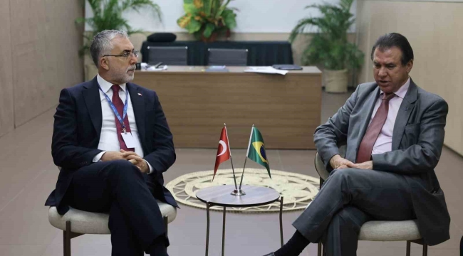 Çalışma ve Sosyal Güvenlik Bakanı Işıkhan, Brezilya Çalışma ve İstihdam Bakanı Luiz Marinho ile görüştü