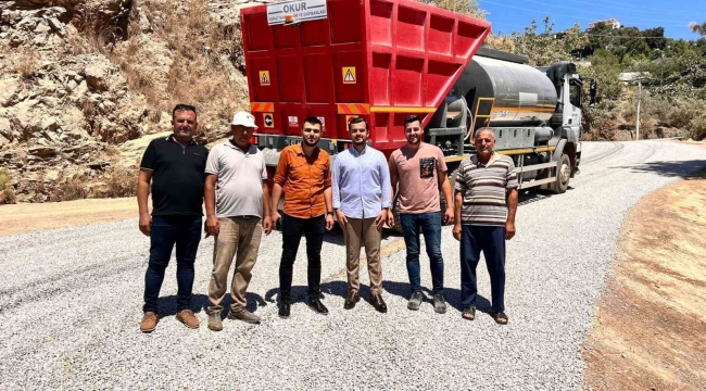 Alanya Belediyesi'nden asfalt çalışması