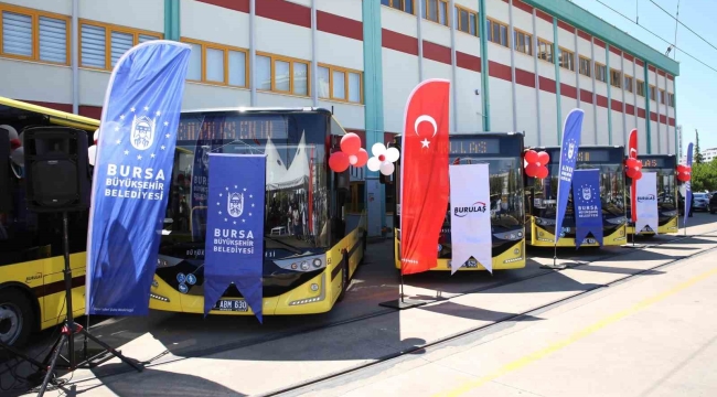 Bursa Büyükşehir'in ulaşım filosu büyüyor