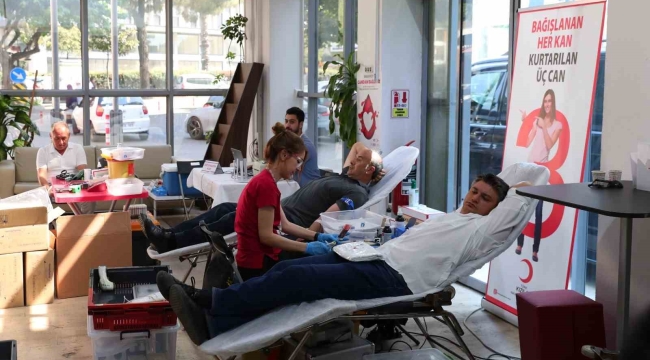 Efeler Belediyesi'nden kan bağışına destek