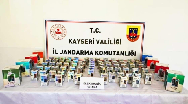 Jandarmadan kaçak elektronik sigara operasyonu