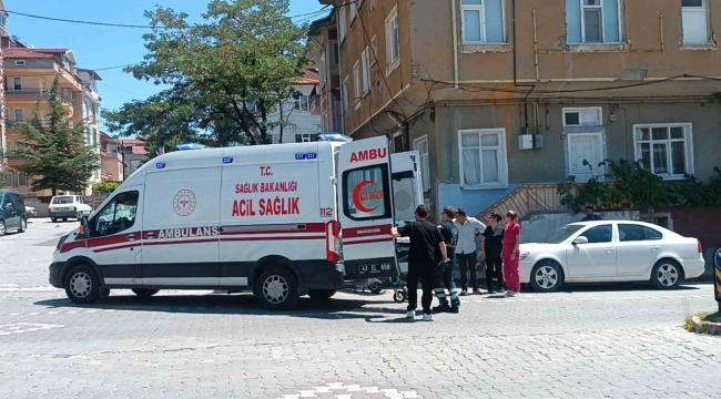 Tavşanlı'da motosiklet otomobile çarptı; 1 yaralı