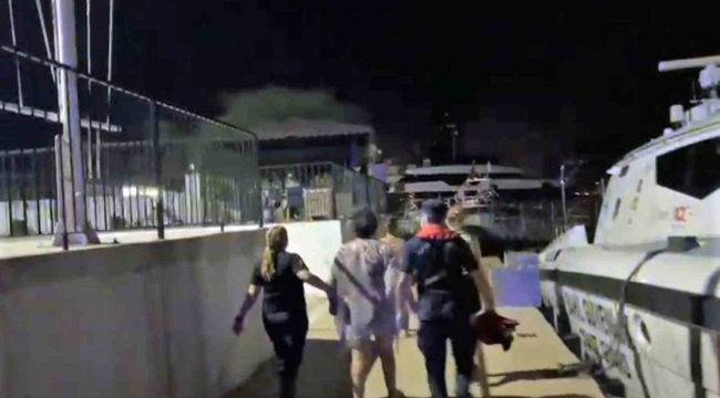 Yatta rahatsızlanan vatandaş tıbbi müdahale için kıyıya tahliye edildi