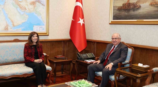 Bakan Güler, Türkiye'nin Slovenya Büyükelçisi Kumaşçıoğlu'nu kabul etti