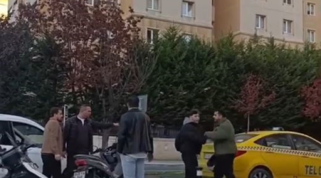 Beylikdüzü'nde polise ve vatandaşa küfür eden taksici gözaltına alındı