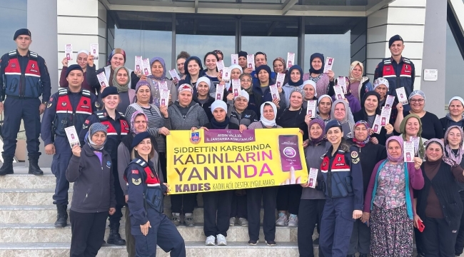 Çine'de 62 kadına KADES eğitimi verildi