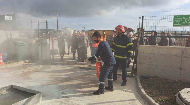 Endüstriyel tesis acil durum ekiplerine eğitim