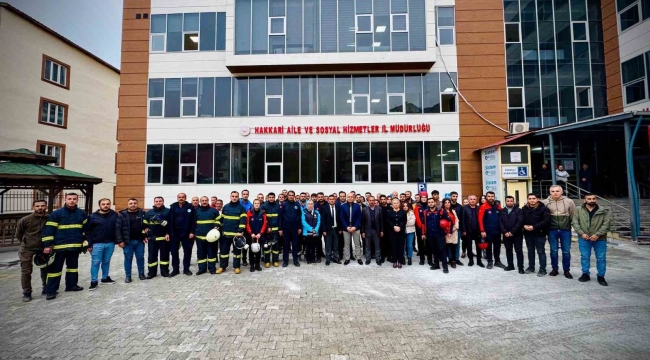 Hakkari'de nefes kesen tatbikat