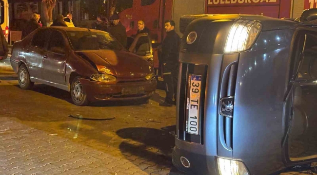 Lüleburgaz'da trafik kazası: 1 yaralı