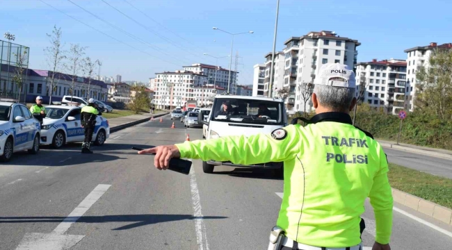 Ordu'da bir haftada 17 binden fazla araç ve sürücüsü denetlendi