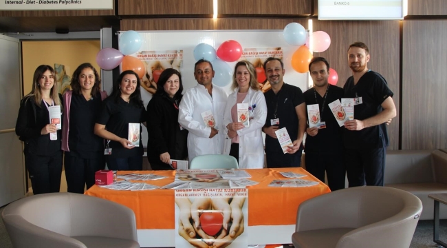 Organ bağış için Kütahya Şehir Hastanesi'nde farkındalık standı