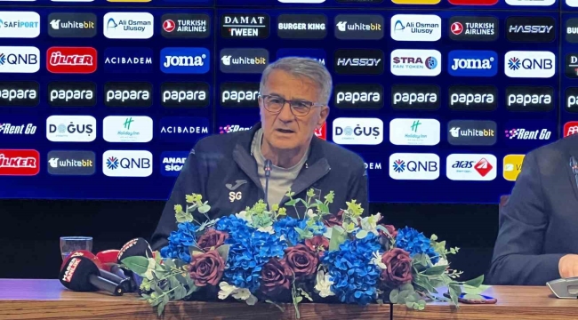 Şenol Güneş: "Böyle devam edemeyiz"