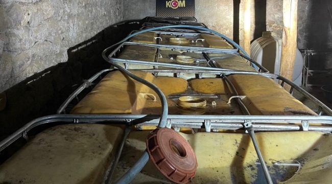 Ağrı'da 8 ton 510 litre kaçak motorin ele geçirildi