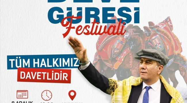 Efeler'de deve güreşi heyecanı