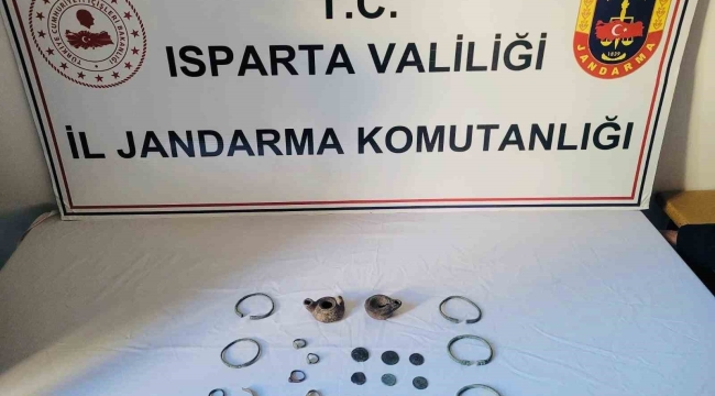 Isparta'da tarihi eser operasyonu: 12 şüpheliye adli işlem başlatıldı