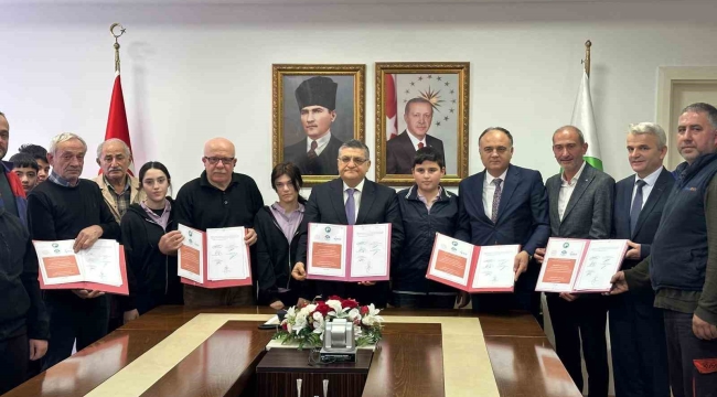 Sinop'ta meslek protokolü