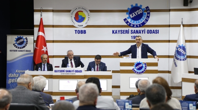 Başkan Büyüksimitci: "Ülkemizin ekonomisinin lokomotifi sanayi sektörüdür"