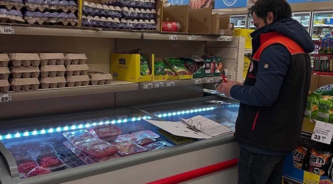 Diyadin İlçe Tarım Müdürlüğü ekipleri gıda satış yerlerini denetledi