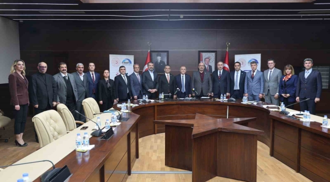 Elazığ'da destek alan 4 projenin imza töreni gerçekleşti