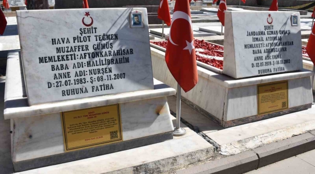 Afyonkarahisar'da 'Şehit Künye Bilgi Sistemi' projesi hayata geçirildi