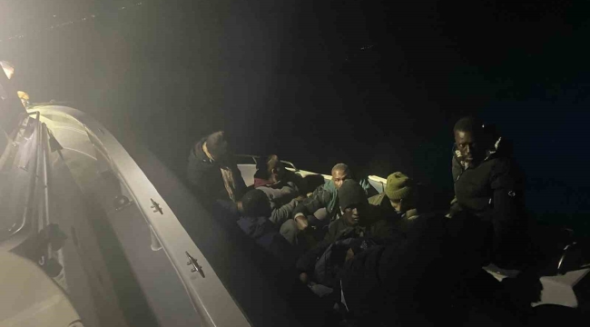 Bodrum'da 7 düzensiz göçmen yakalandı: 1 gözaltı