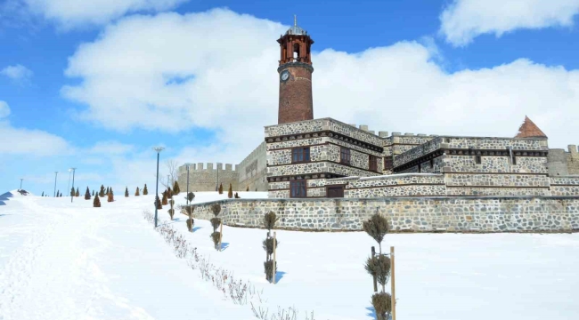 Erzurum için kuvvetli kar yağışı uyarısı