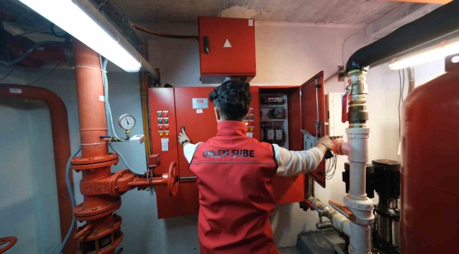 Eskişehir İtfaiyesi'nin yangın güvenliği denetimleri sürüyor