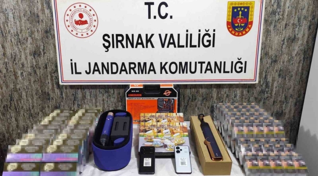 Şırnak'ta kaçakçılık operasyonlarında 44 kişiye işlem yapıldı