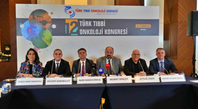 12. Türk Tıbbi Onkoloji Kongresi Antalya'da düzenlendi