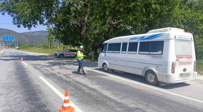 Aydın jandarma ekiplerinden 'sivil' trafik denetimi