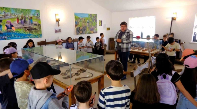Birinci sınıf öğrencileri tarımla tanıştı