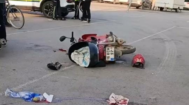 Bursa'da kafa kafaya çarpıştılar