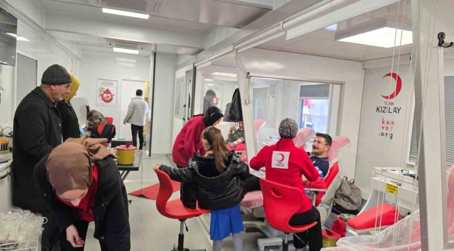 Diyadin'de kan bağışı kampanyası