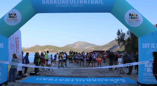Fethiye'de 3. Babadağ Ultra Maratonu başladı