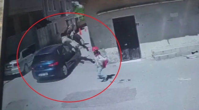 Hatay'daki feci kazada ölümden kıl payı kurtulan küçük kızın o anları kamerada