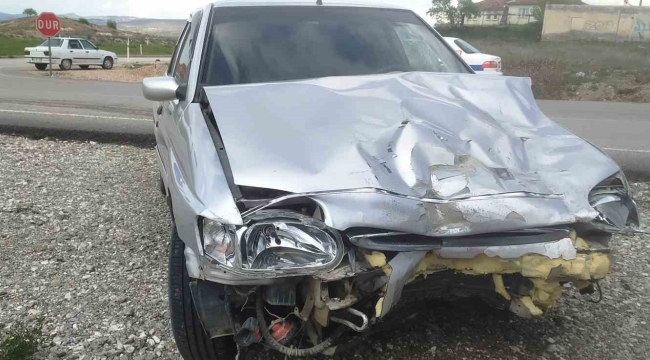 Hisarcık'ta trafik kazası: 3 yaralı