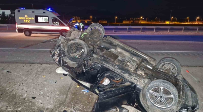 Karaman'da lüks araçlar çarpıştı: 1 ölü, 2 yaralı