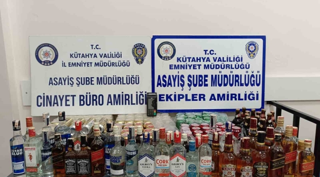 Kütahya'da perakende alkol satışı yapan şahsa 120 bin 482 TL para cezası