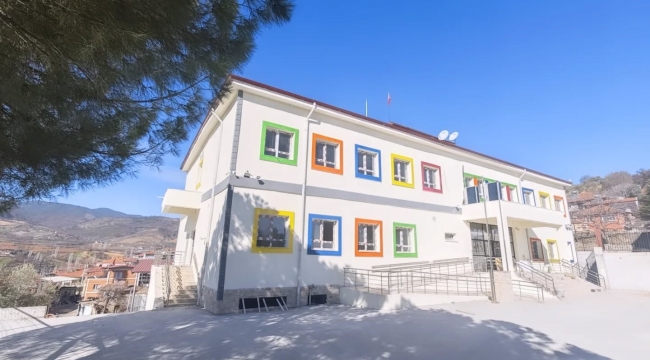 Sarıgöl'de bir okul daha tamamlandı