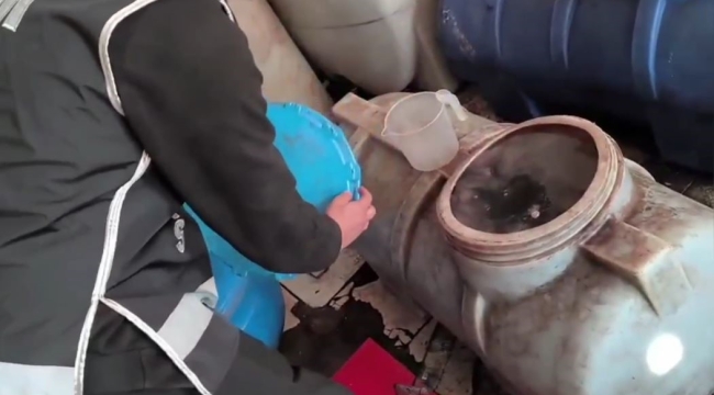 Tekirdağ'da 29 tona yakın el yapımı içki ele geçirildi