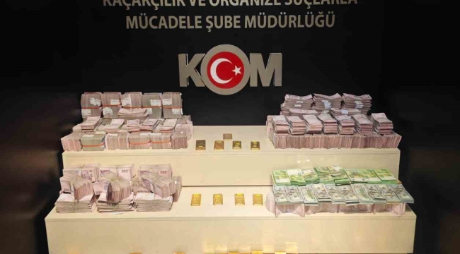 Van'da 66 kilo altın ve suç geliri yüklü miktarda para ele geçirildi